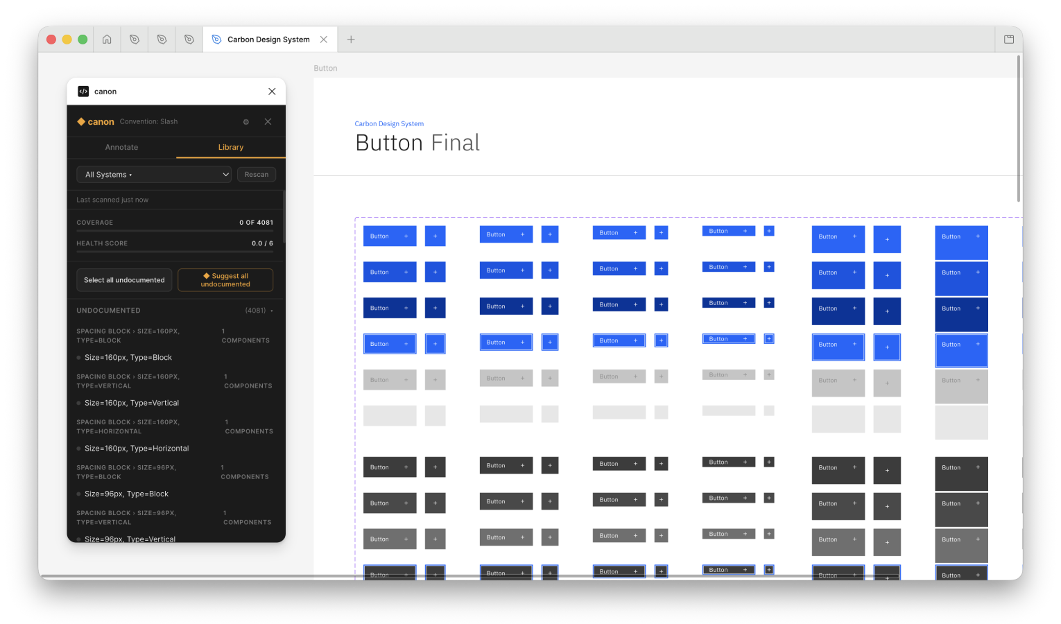 canon plugin - Library view
